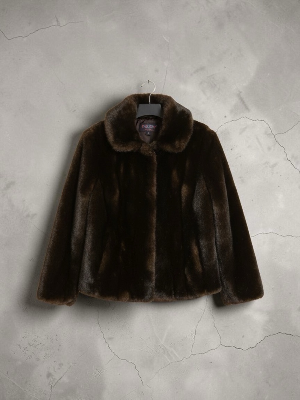 Vintage 1960s Tissavel of France Simulated Fur Jacket - Sable Brown.